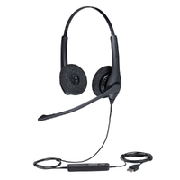 Jabra BIZ 1500 QD Duo corded Headset with noise-cancellation