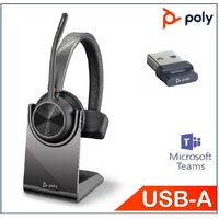HP Poly Voyager 4310 Mono Teams & UC with Charge Stand, 77Y93AA usb-A, , Wireless, Noise canceling boom, Acoustice Fence