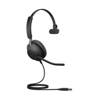 Jabra Evolve2 40 MS Mono USB Headset - Black