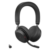 Jabra Evolve2 75 MS ANC Stereo Bluetooth Headset (USB-C Dongle)