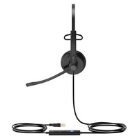 YEALINK UH34 TEAMS CERTIFIED WIDEBAND NOISE-CANCELLING MONAURAL USB HEADSET TEAMS-UH34-M
