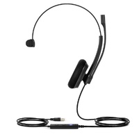 YEALINK UH34 LITE WIDEBAND NOISE-CANCELLING USB MONO TEAMS CERTIFIED HEADSET TEAMS-UH34L-M