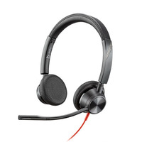 HP Poly Blackwire 3325 USB-A with 3.5mm Wired Binaural Headset 213938-01 - 76J20AA
