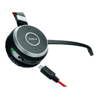 JABRA WIRELESS EVOLVE 65 MS S E STEREO BLUETOOTH HEADSET + BT DONGLE