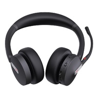 Yealink (BH70-D-UC-C/A) UC Certified Stereo Bluetooth Headset, Dual, USB-C/A