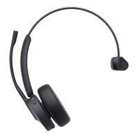 Yealink BH70 Bluetooth Wireless Mono Headset with Stand Teams USB-C/A, 3mic noise cancellation up to 35h Talk time BT51 C Dongle with Type A Adapter