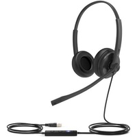 YEALINK UH34 TEAMS CERTIFIED WIDEBAND NOISE-CANCELLING BINAURAL USB HEADSET TEAMS-UH34-D