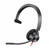 HP Poly Blackwire BW3310 UC Monaural USB-A Corded Headset 213928-01