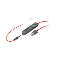 HP Poly Blackwire 3325 USB-A with 3.5mm Wired Binaural Headset 213938-01 - 76J20AA