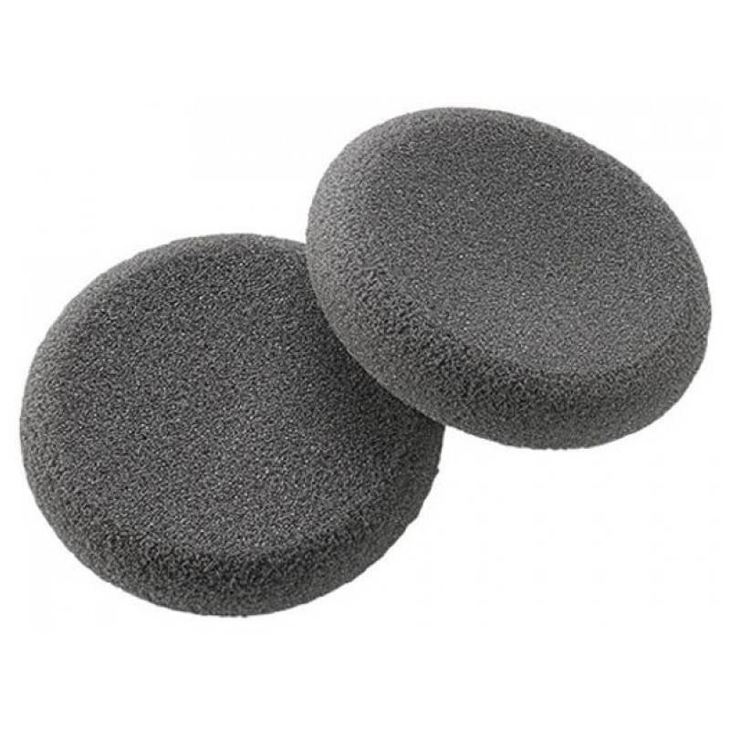 HP Poly 2x Spare Foam Ear Cushion for Practica/Supra - Black