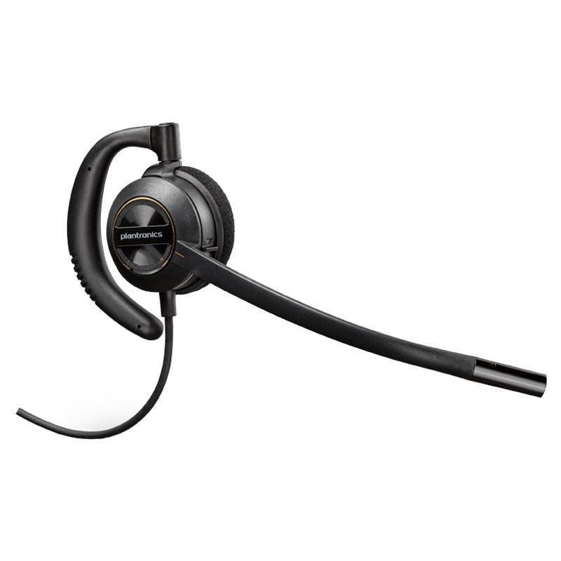 HP Poly EncorePro HW530 Over Ear Wideband Monaural NC Corded Headset