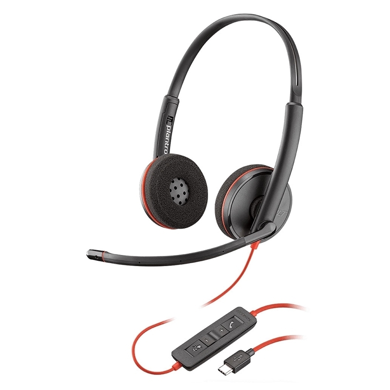 HP Poly Blackwire C3220 UC Stereo USB-C Headset