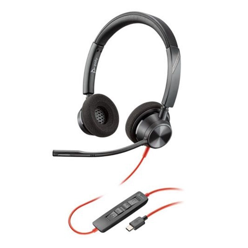 HP Poly Blackwire 3320-M UC USB-C Headset