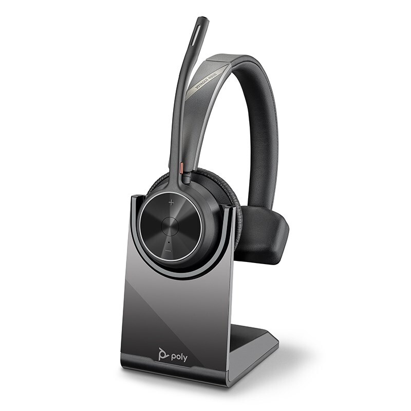 HP Poly Voyager 4310 UC Mono Bluetooth Headset (Stand & USB Dongle)