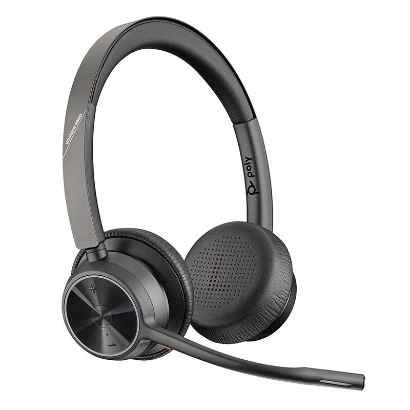 HP Poly Voyager 4320 UC Stereo Bluetooth Headset (USB Dongle)