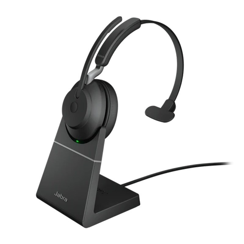 Jabra Evolve2 65 MS Mono USB-C Bluetooth Headset (inc Charging Stand)