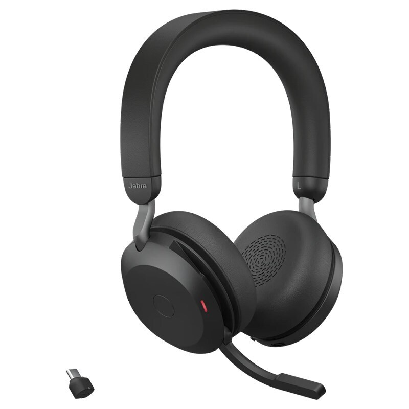 Jabra Evolve2 75 UC ANC Stereo Bluetooth Headset (USB-C Dongle)