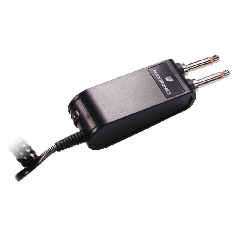 HP Poly P10 Plug Prong Amp 10' Coil Cable