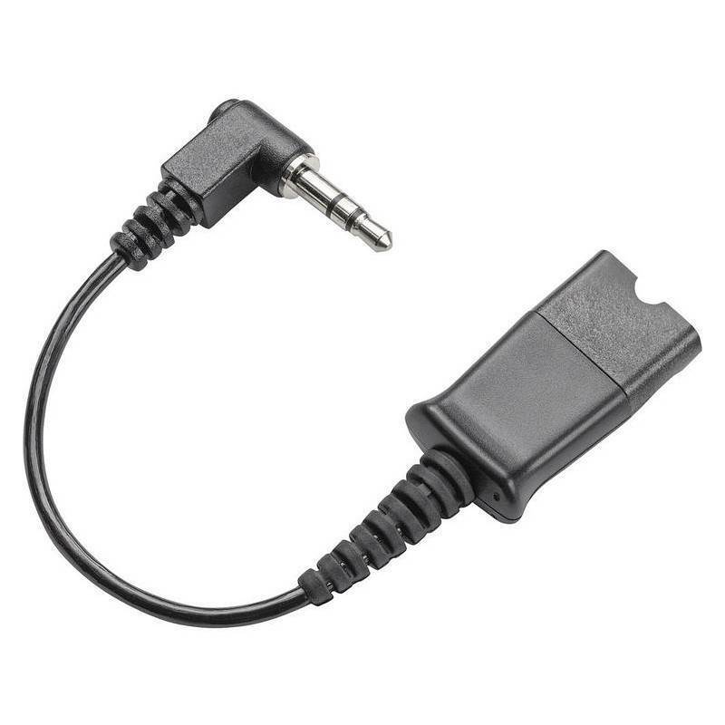 HP Poly QD to 3.5mm Right-Angle Plug Cable