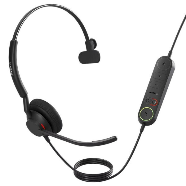 JABRA 4093-419-279 ENGAGE 40 UC MONO HEADSET, INLINE LINK,USB-A 