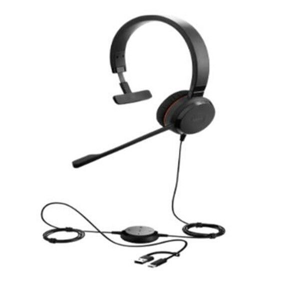 Jabra Evolve 30 II UC Mono USB-C/A Wired Headset