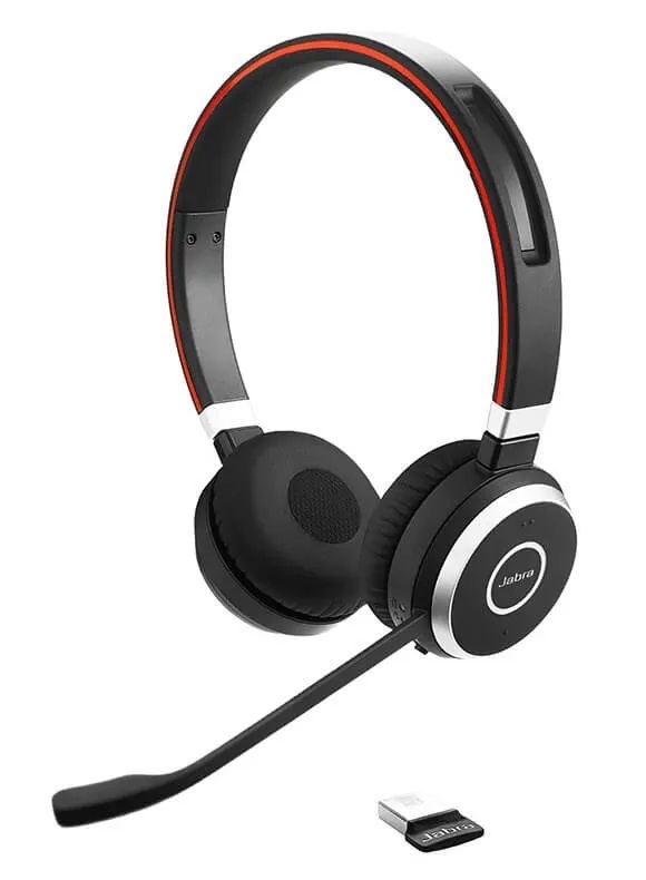 JABRA WIRELESS EVOLVE 65 SE UCMONO BLUETOOTH HEADSET + BT DONGLE - 6593-833-499