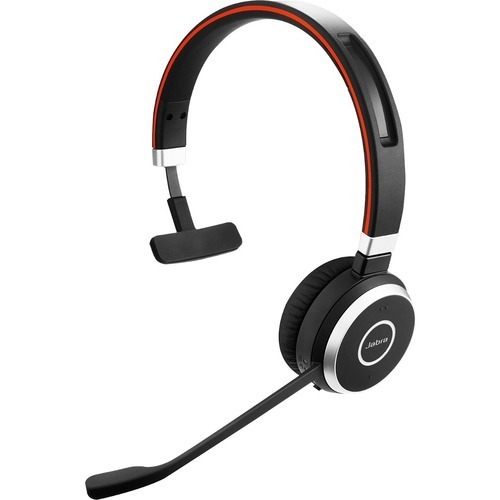 Jabra Evolve 65 Wireless Over-the-head Mono Headset - Black- Bluetooth - Noise Canceling - USB Type A - 6593-839-409