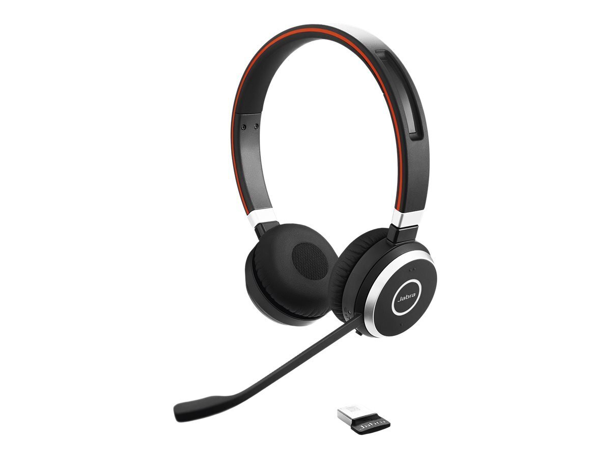 JABRA WIRELESS EVOLVE 65 MS S E STEREO BLUETOOTH HEADSET + BT DONGLE