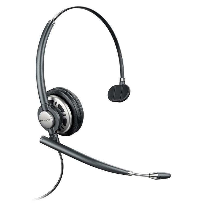 HP Poly EncorePro HW710D Wideband Monaural NC Corded Headset