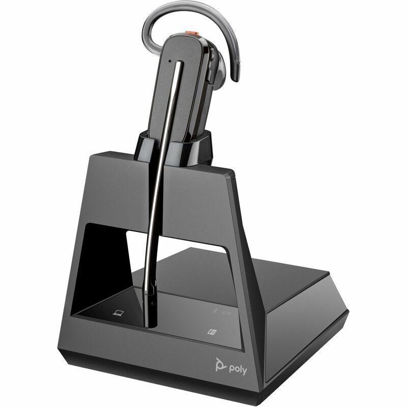 Poly UC Voyager 4245 Office Convertible Mono Wireless Headset | BT600 USB-A Dongle | DeskPhone + PC + Mobile
