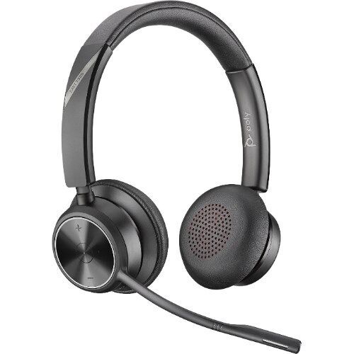 Poly UC Savi Office 7320 Stereo DECT Wireless Headset | DeskPhone + PC | USB-A & USB-C