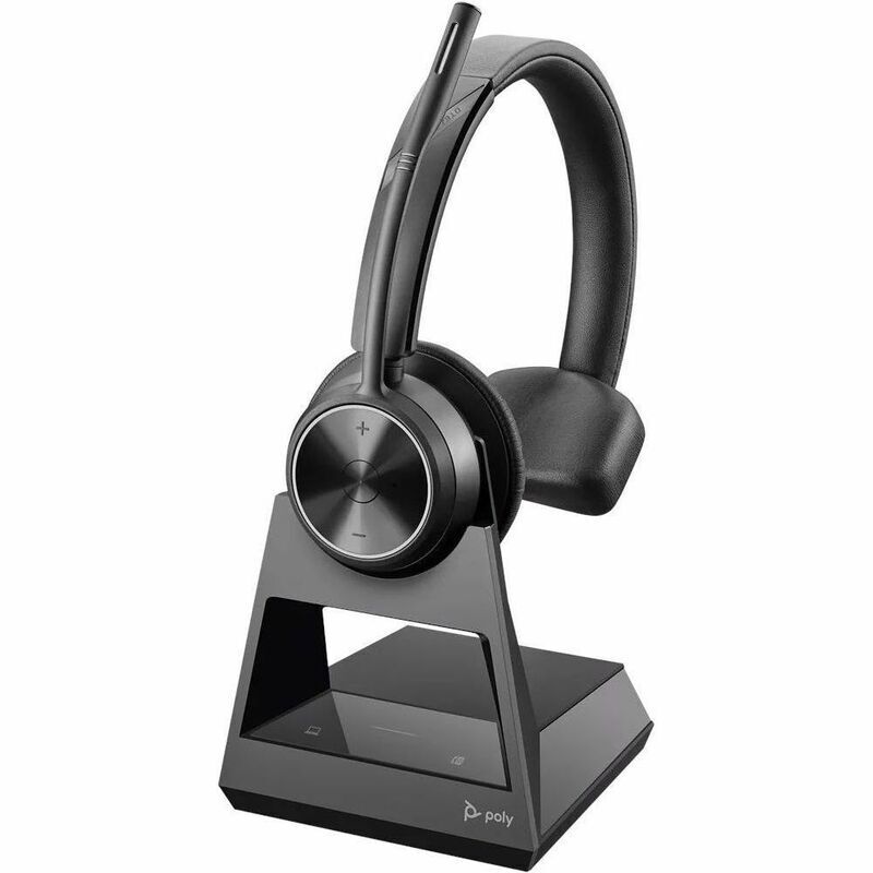Poly UC Savi Office 7310 Mono DECT Wireless Headset + Charge Base | DeskPhone + PC | USB-A & USB-C