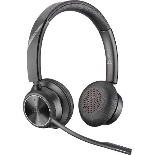 Poly MS Savi Office 7320 Stereo DECT Wireless Headset | DeskPhone + PC | USB-A & USB-C