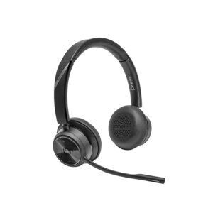 Poly MS Savi 7420 Office Stereo DECT Wireless Headset | DeskPhone + PC | USB-A & USB-C