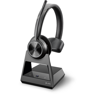 Poly MS Savi 7410 Office Mono DECT Wireless Headset | DeskPhone + PC | USB-A & USB-C