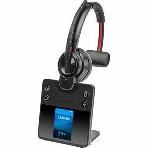 Poly UC Savi 8410 Office Mono DECT Wireless Headset | PC + DeskPhone + Mobile | USB-A