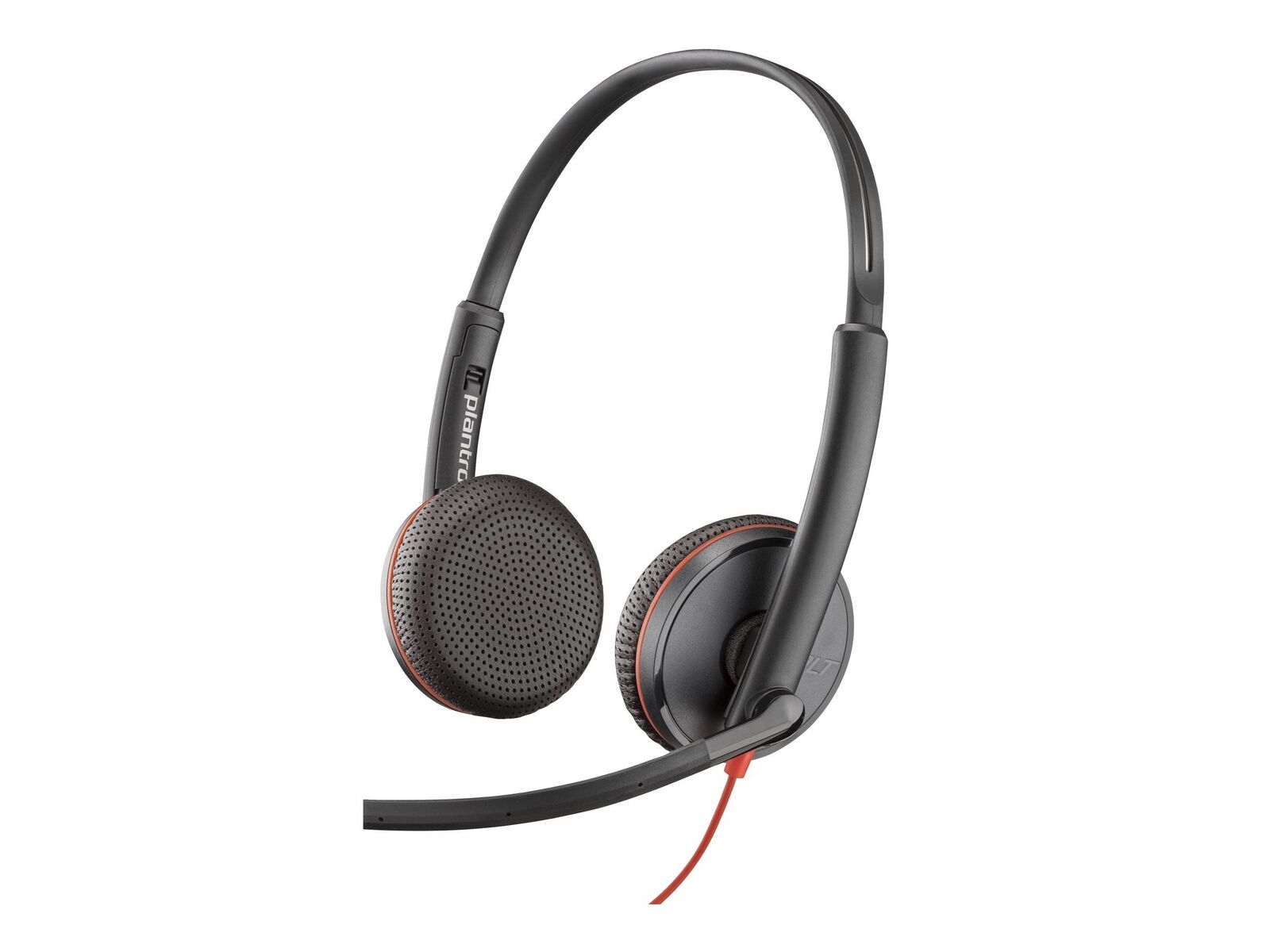 Poly UC Blackwire 3225 Stereo Corded Headset | USB-C + 3.5mm | Soft Pack
