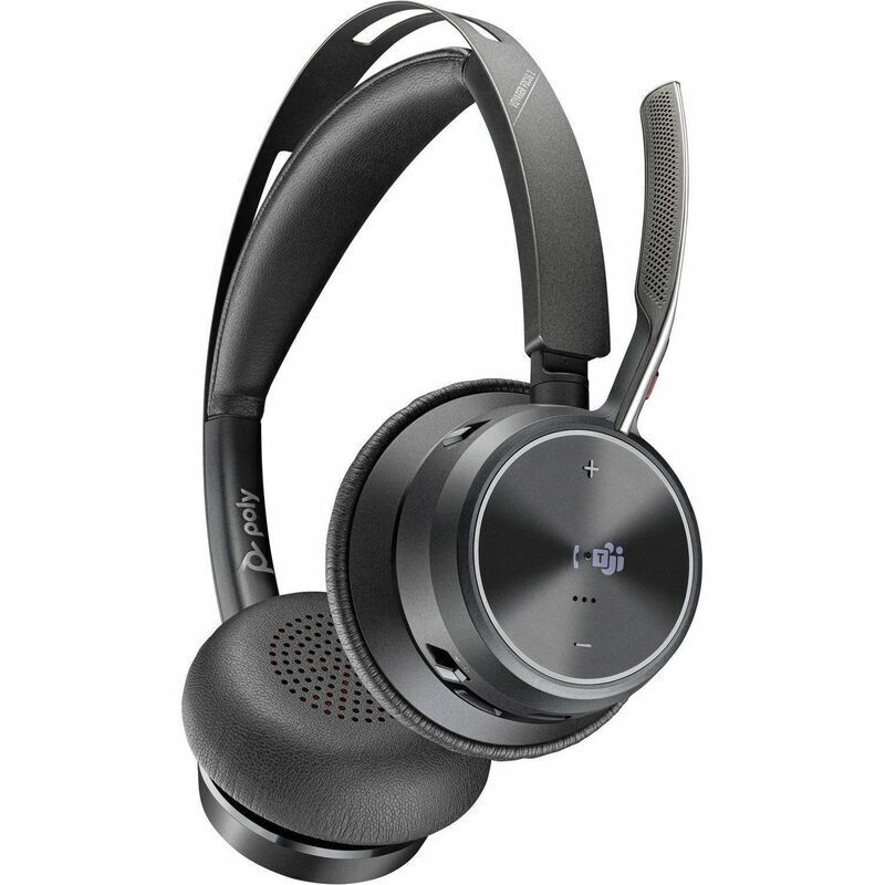Poly MS Voyager Focus 2 Stereo Wireless Headset | ANC | BT700 USB-C Dongle