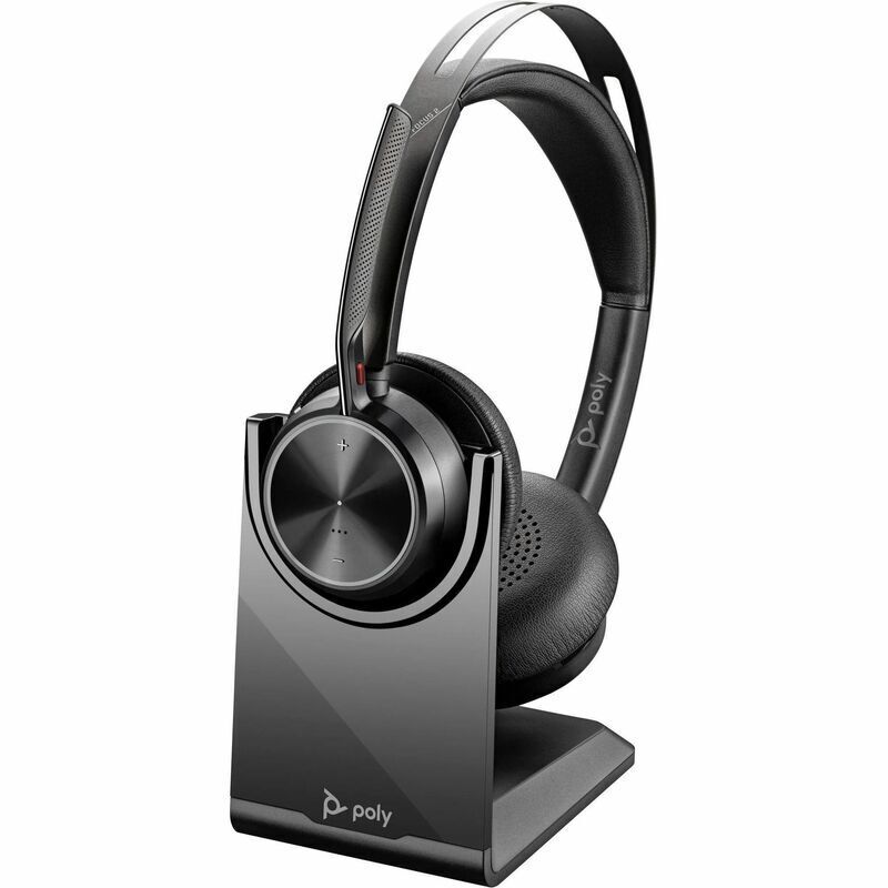 Poly UC Voyager Focus 2 Stereo Wireless Headset + Charging Stand | ANC | BT700 USB-C Dongle